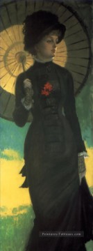  tissot - Mme Newton avec un parasol James Jacques Joseph Tissot